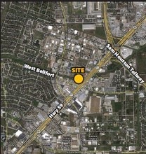 11422 Southwest Fwy, Houston, TX - AERIAL  map view