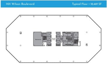 1100 Wilson Blvd, Arlington, VA for lease Floor Plan- Image 1 of 3