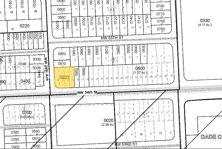 2381-2389 NW 54th St, Miami, FL for lease - Plat Map - Image 2 of 36
