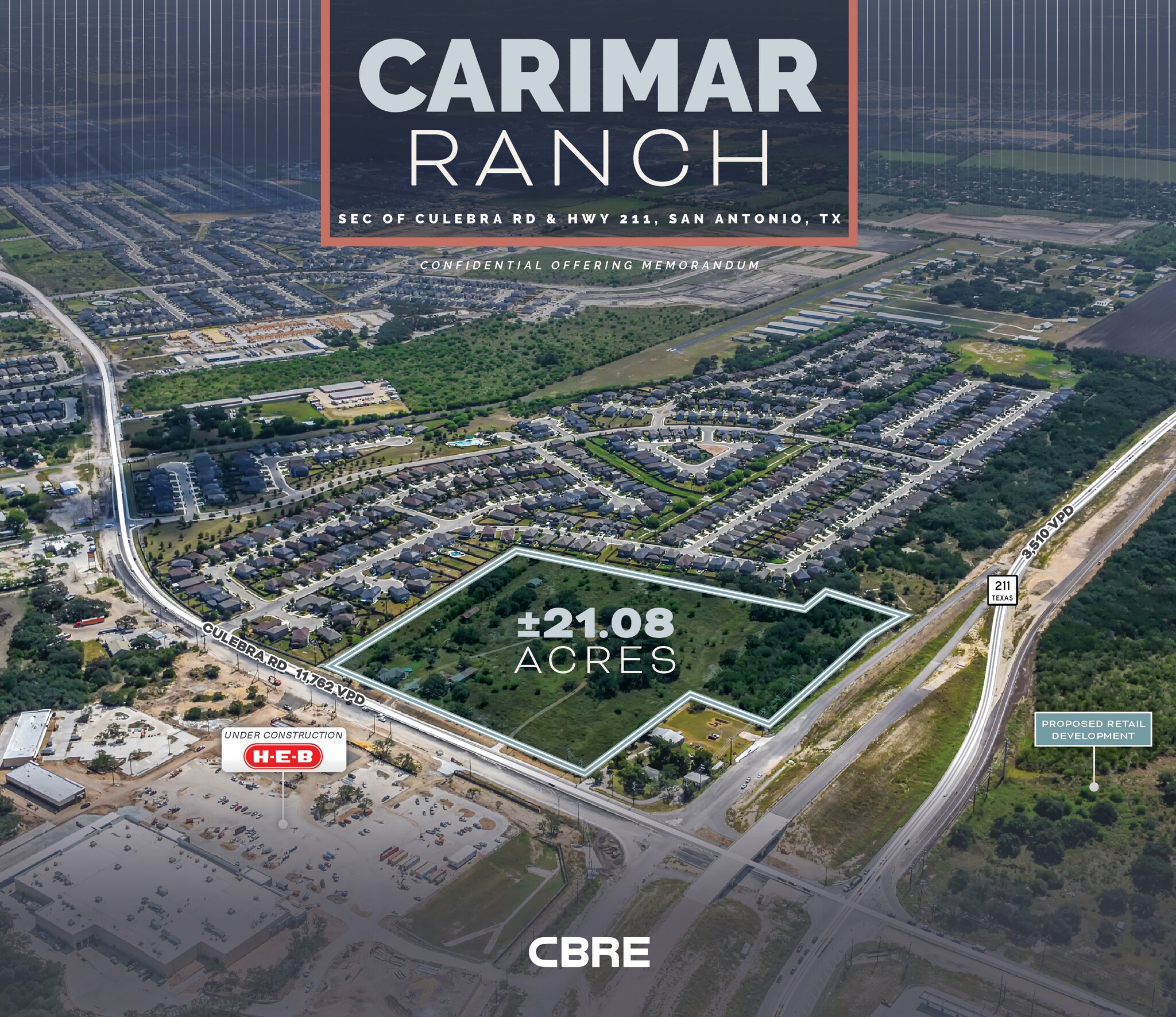 SEC of Culebra Rd & 211 hwy, San Antonio, TX à vendre Photo principale- Image 1 de 5