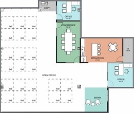 6501 Weston Pky, Cary, NC à louer Plan d’étage- Image 2 de 2