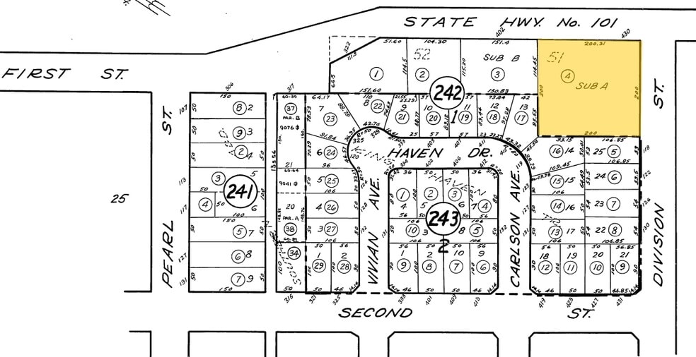 430 S 1st St, King City, CA à vendre - Plan cadastral - Image 1 de 1
