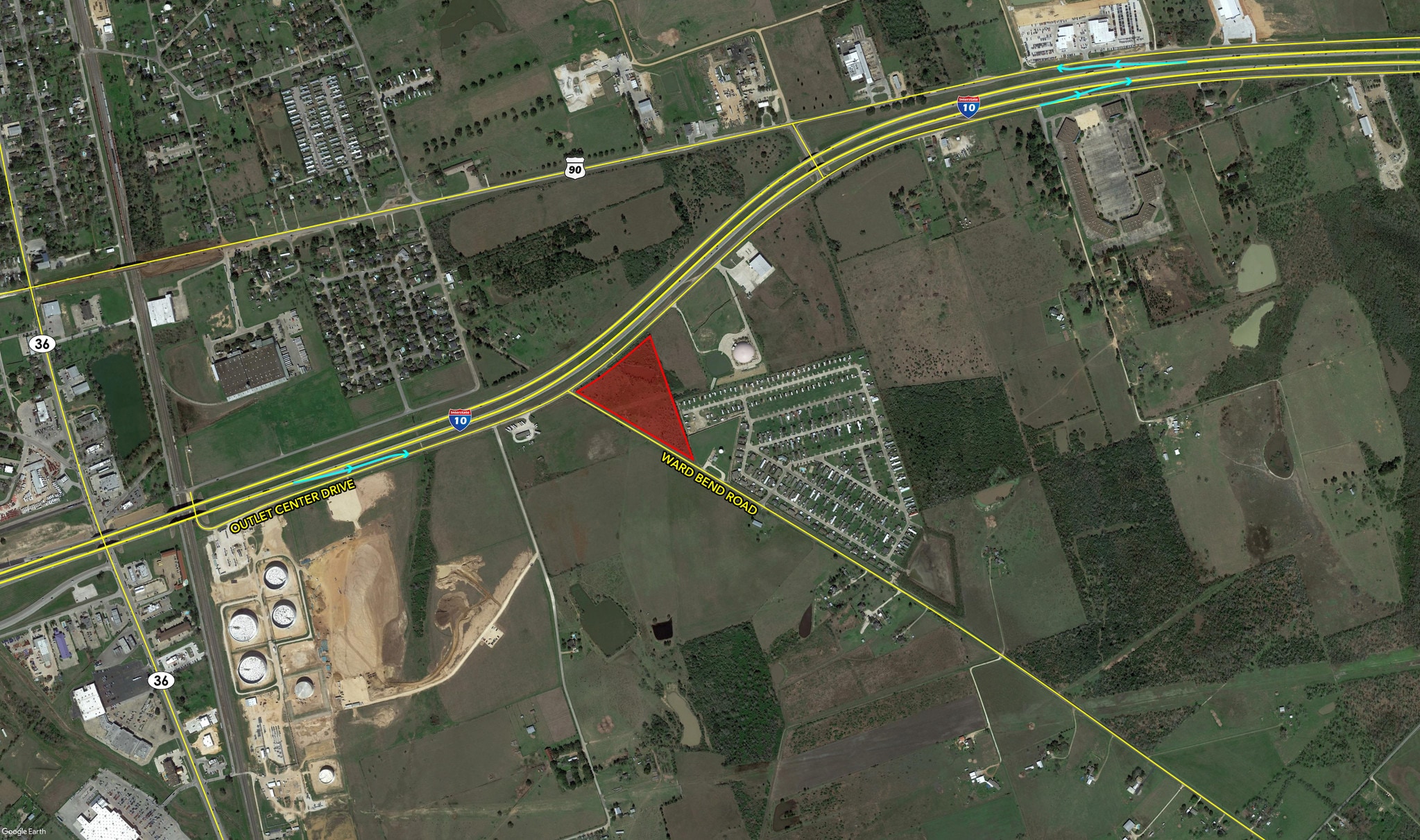 I-10 & Ward Bend Rd, Sealy, TX à vendre Photo principale- Image 1 de 4