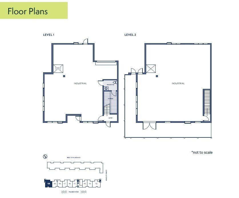 9123 Bentley St, Vancouver, BC for lease Floor Plan- Image 1 of 4