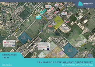 201 McCarty Ln, San Marcos, TX - AERIAL  map view