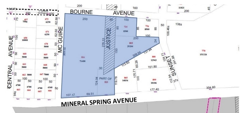 1951-1967 Mineral Spring Ave, North Providence, RI à vendre - Plan cadastral - Image 2 de 2