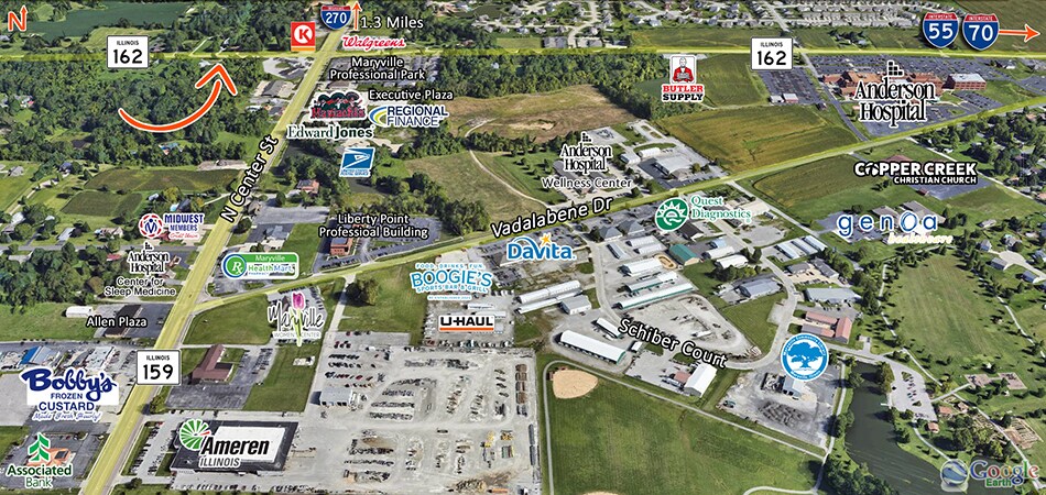 6532 State Route Il-162, Maryville, IL à vendre - Photo du bâtiment - Image 3 de 4