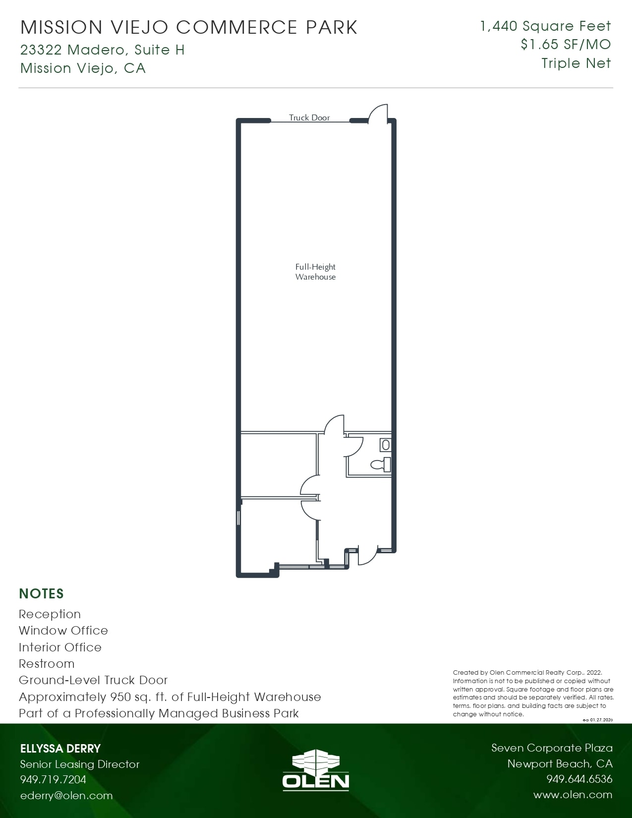 23322 Madero, Mission Viejo, CA for lease Floor Plan- Image 1 of 1