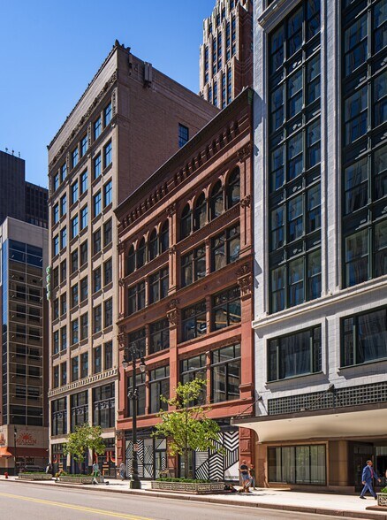 1217 Woodward Ave, Detroit, MI à louer - Photo du bâtiment - Image 2 de 4