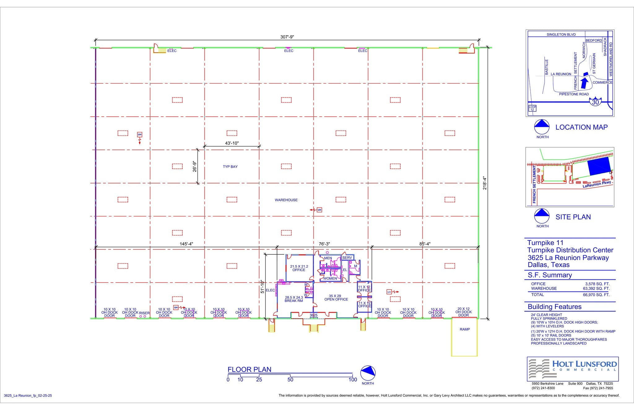 3605-3665 La Reunion Pky, Dallas, TX à louer Plan de site- Image 1 de 1