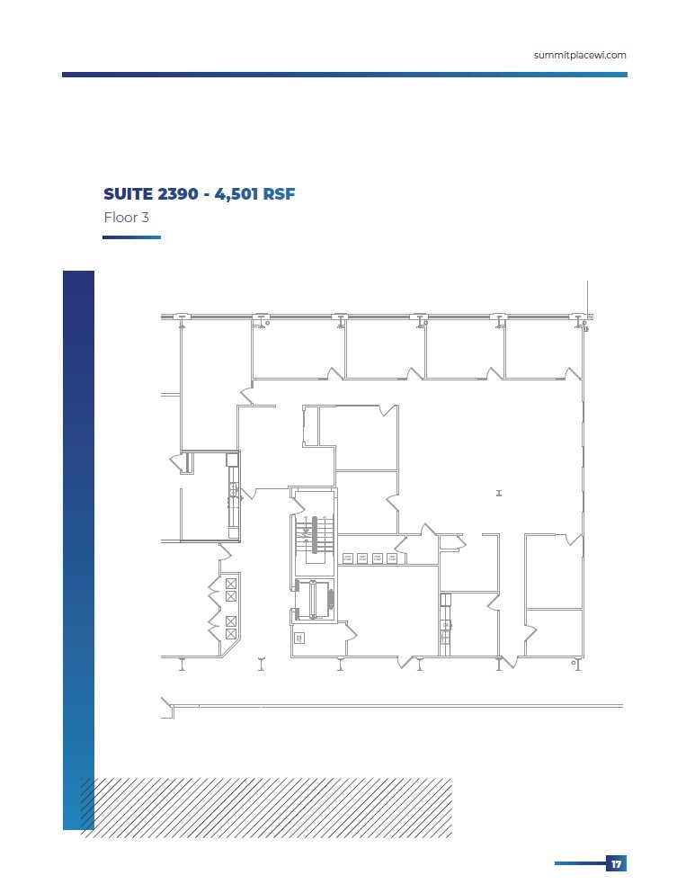 6737 W Washington St, West Allis, WI à louer Plan d  tage- Image 1 de 1