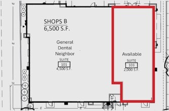 4727 E Pecos Rd, Gilbert, AZ for lease Floor Plan- Image 1 of 3