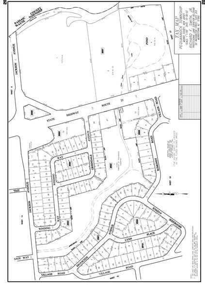 431-455 State Rt 23, Pompton Plains, NJ à louer - Plan cadastral - Image 2 de 2