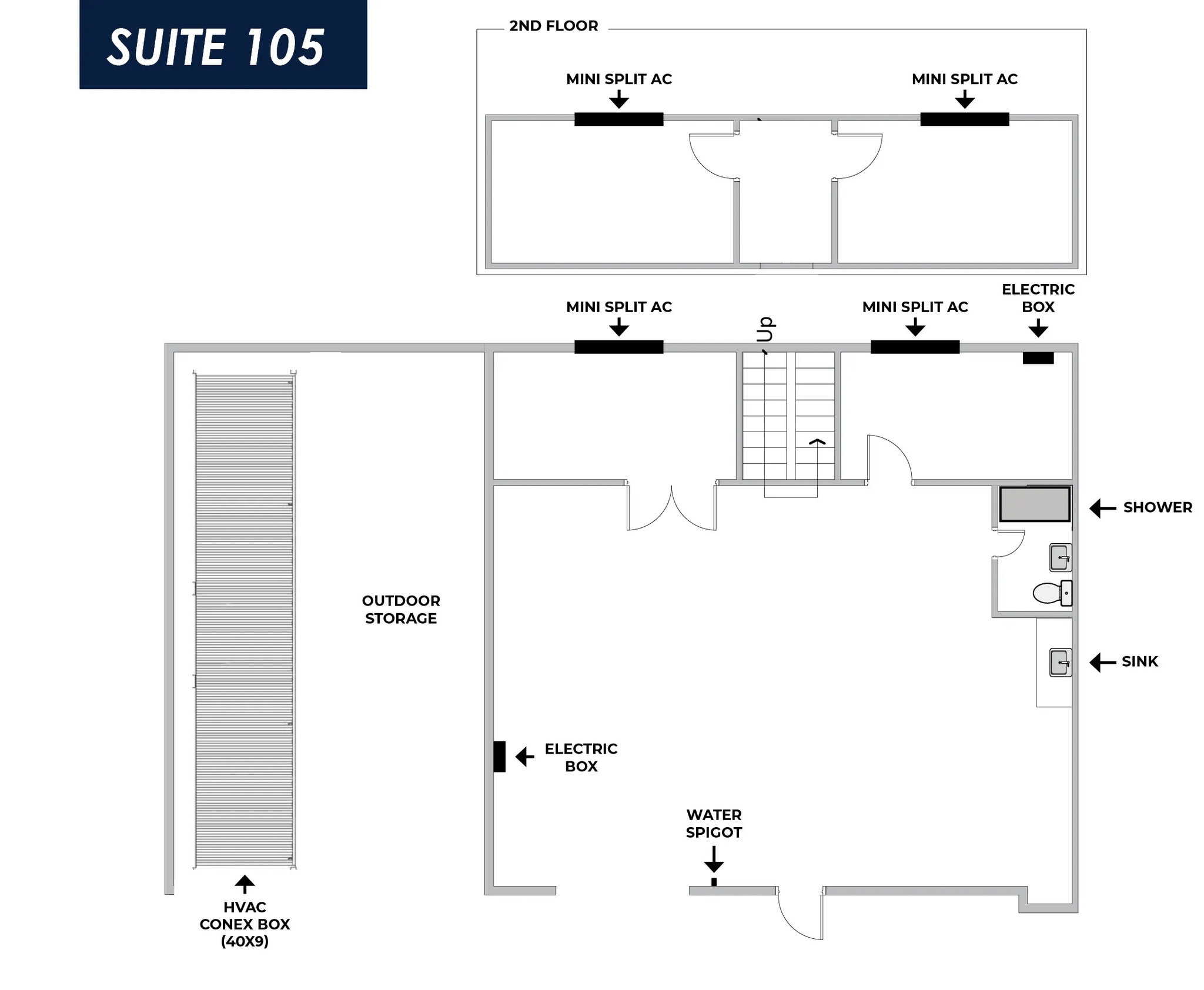 300 N Pasadena St, Gilbert, AZ à louer Plan d’étage- Image 1 de 7