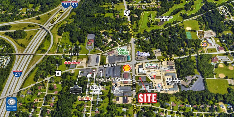 2765 Som Center Rd, Willoughby, OH for lease - Aerial - Image 2 of 7