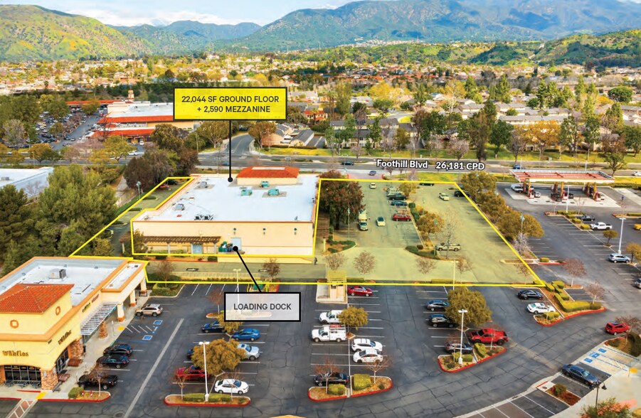 1504-1600 Foothill Blvd, La Verne, CA à louer - Aérien - Image 2 de 4