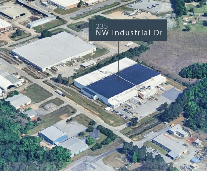 235 NW Industrial Blvd, Macon-Bibb, GA for sale - Aerial - Image 2 of 2