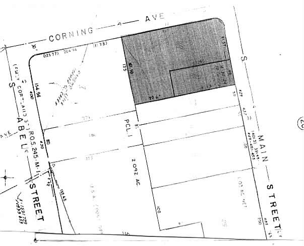 16-20 Corning Ave, Milpitas, CA for lease - Plat Map - Image 2 of 10