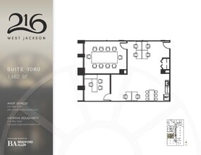 216 W Jackson Blvd, Chicago, IL for lease Floor Plan- Image 1 of 7