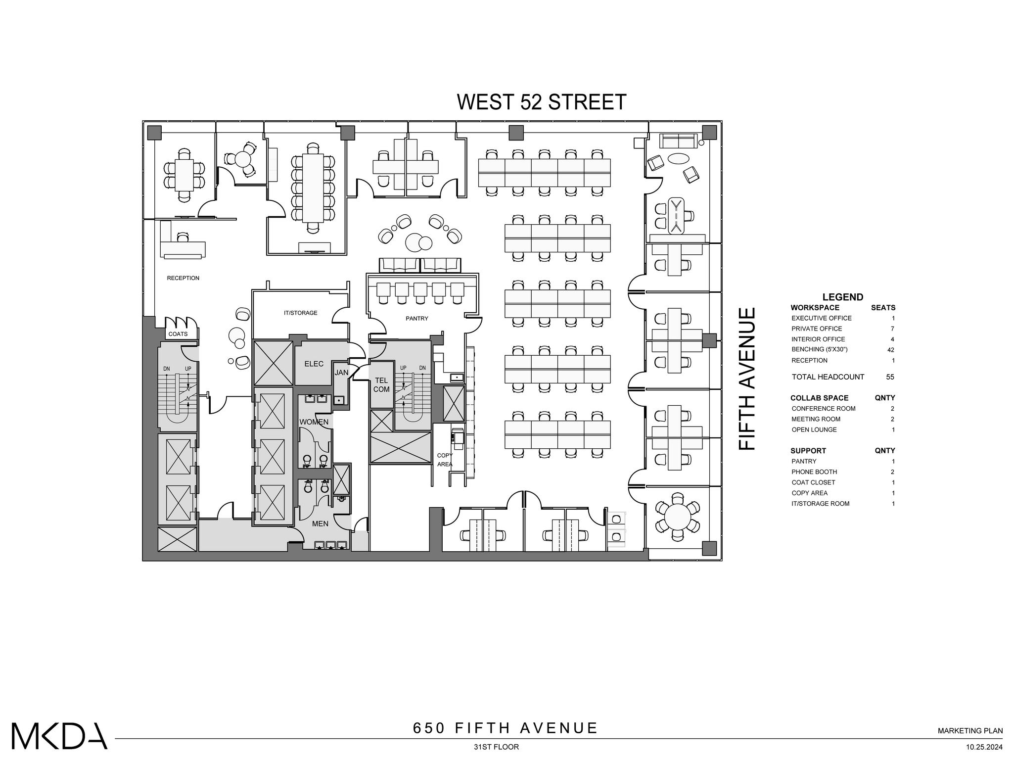 650 Fifth Ave, New York, NY for lease Floor Plan- Image 1 of 1