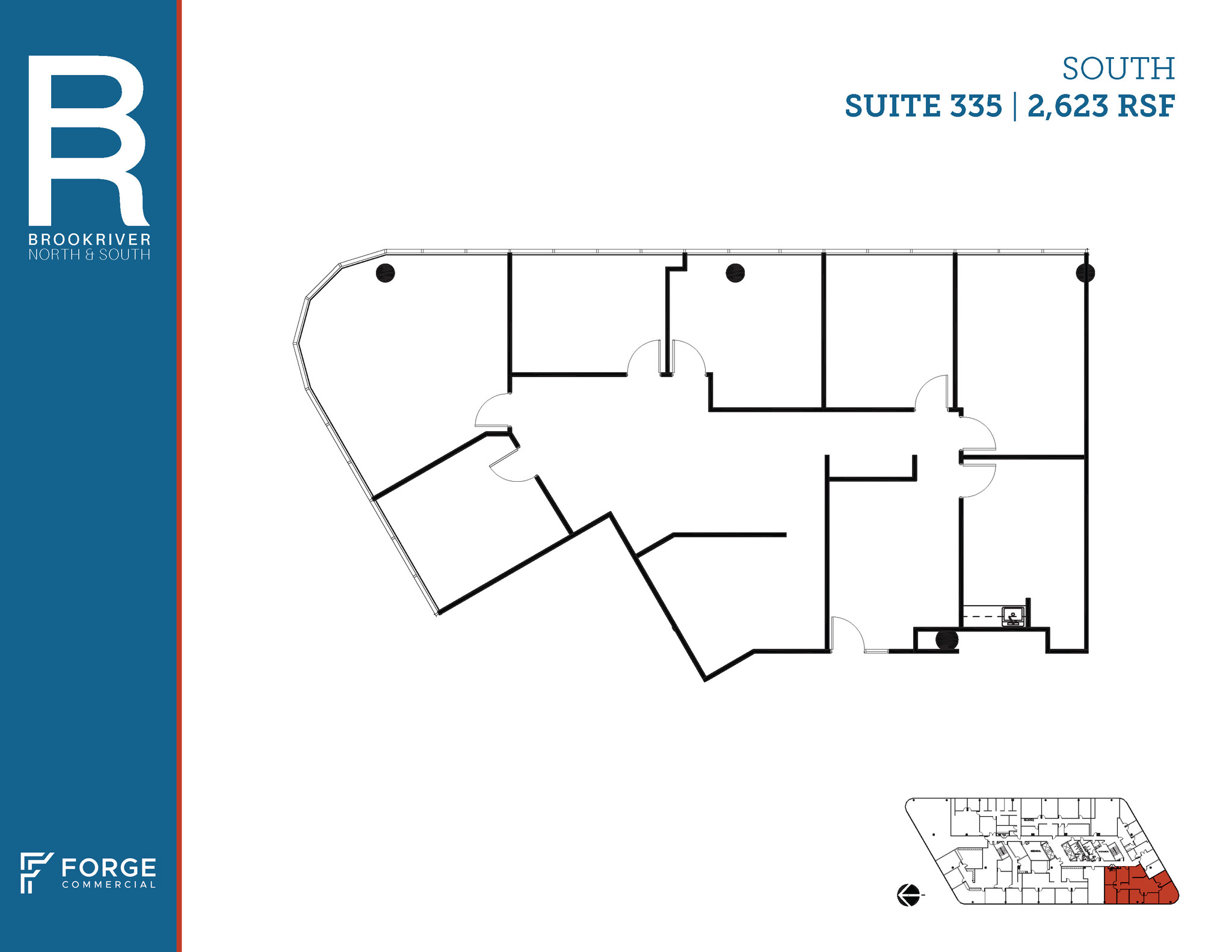 8200 Brookriver Dr, Dallas, TX for lease Floor Plan- Image 1 of 5