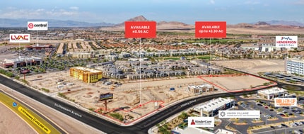 NEC Stufflebeam Ave. & Vitality Dr., Henderson, NV - Aérien  Vue de la carte - Image1