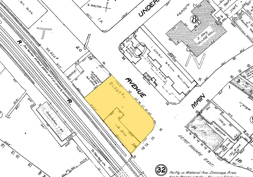 33 Main St, Tuckahoe, NY à louer - Plan cadastral - Image 3 de 3
