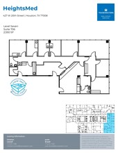 427 W 20th St, Houston, TX for lease Floor Plan- Image 2 of 2