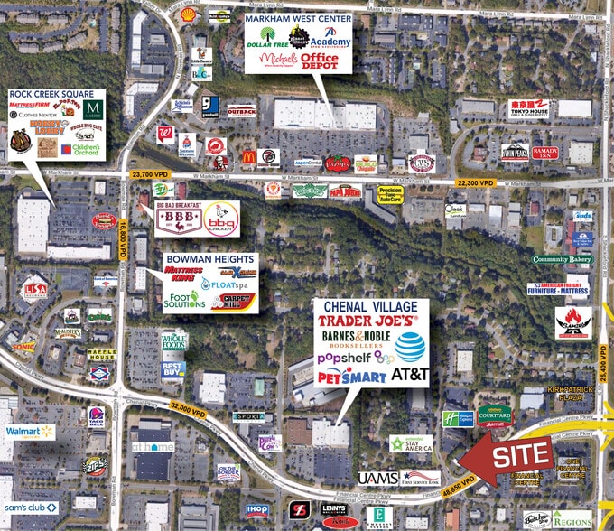 11000 Financial Centre Pky, Little Rock, AR for sale - Aerial - Image 2 of 4