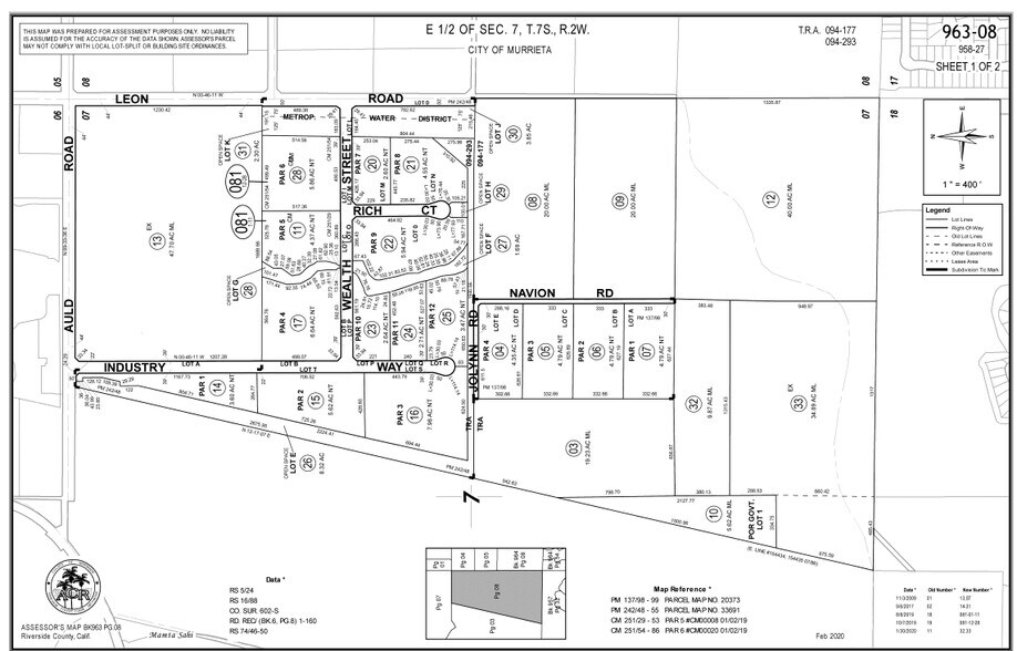 37325 Industry Way, Murrieta, CA à vendre - Plan cadastral - Image 2 de 3