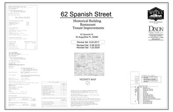 62 Spanish St, Saint Augustine, FL à louer Plan de site- Image 1 de 1