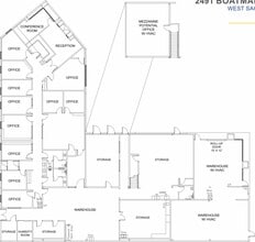 2491 Boatman Ave, West Sacramento, CA à louer Plan d’étage- Image 1 de 1