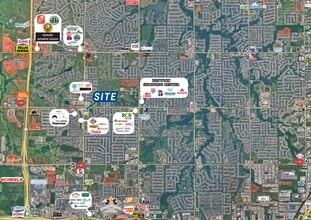 NW 164th St, Edmond, OK - Aérien  Vue de la carte