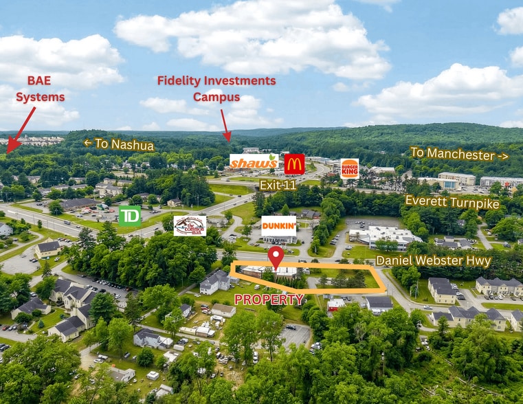 309 Daniel Webster Hwy, Merrimack, NH à vendre - Photo du bâtiment - Image 2 de 11
