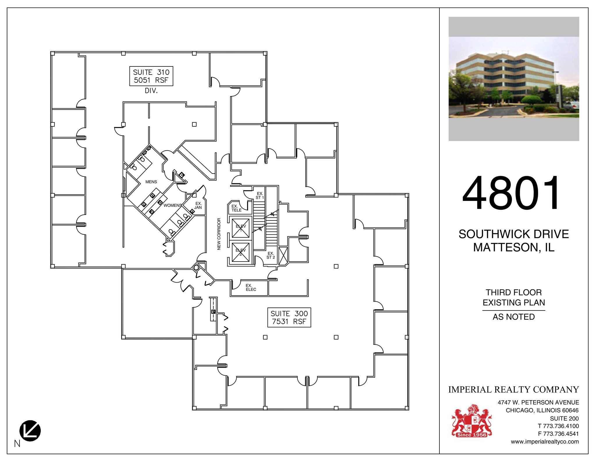 4801 Southwick Dr, Matteson, IL for lease Site Plan- Image 1 of 9