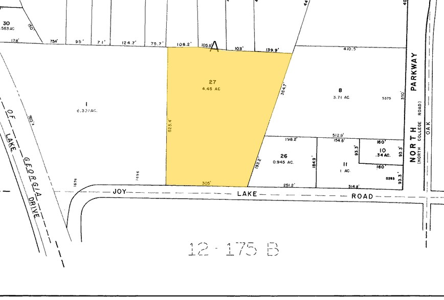 1738 Joy Lake Rd, Lake City, GA à louer - Plan cadastral - Image 3 de 6