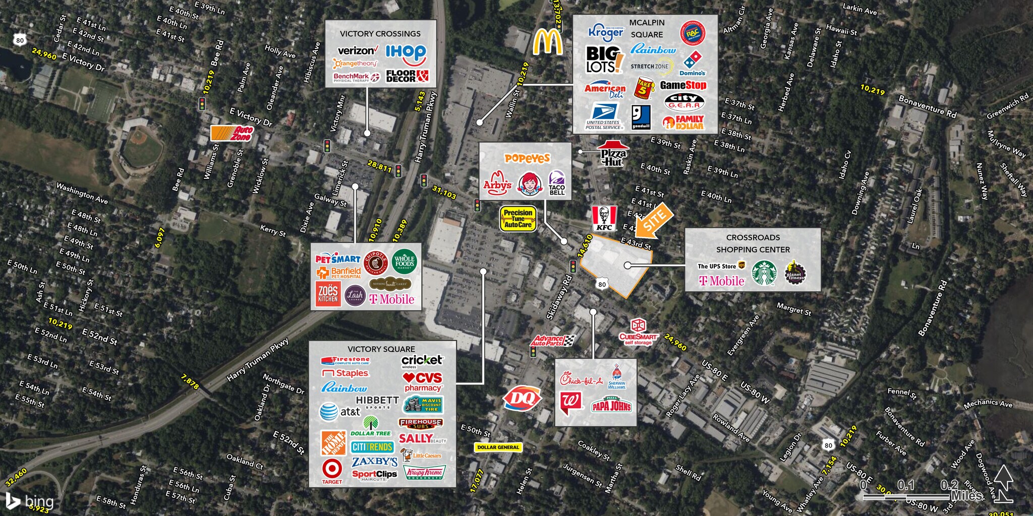 2100-2164 E Victory Dr, Savannah, GA for sale Building Photo- Image 1 of 1