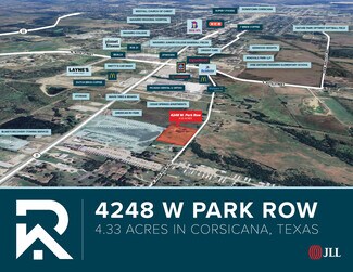 Plus de détails pour 4248 W Park Row Blvd, Corsicana, TX - Terrain à vendre