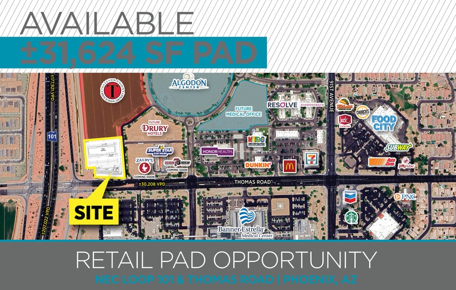 NEC Loop 101 & Thomas rd, Phoenix, AZ à vendre - Photo du bâtiment - Image 1 de 3