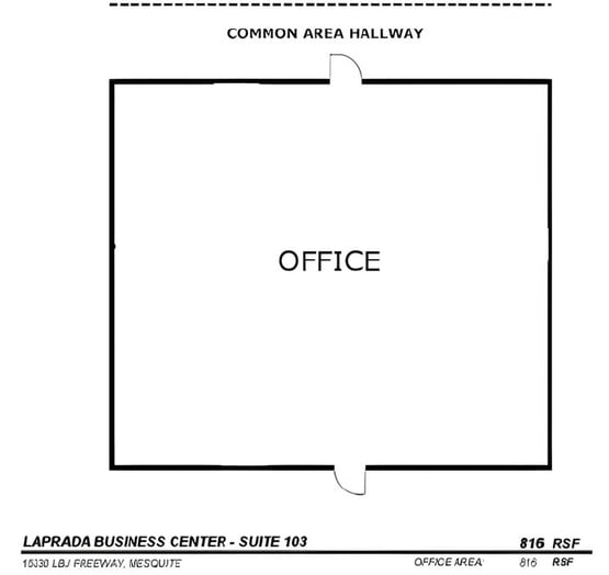 15330 Lyndon B Johnson Fwy, Mesquite, TX for lease Floor Plan- Image 1 of 1
