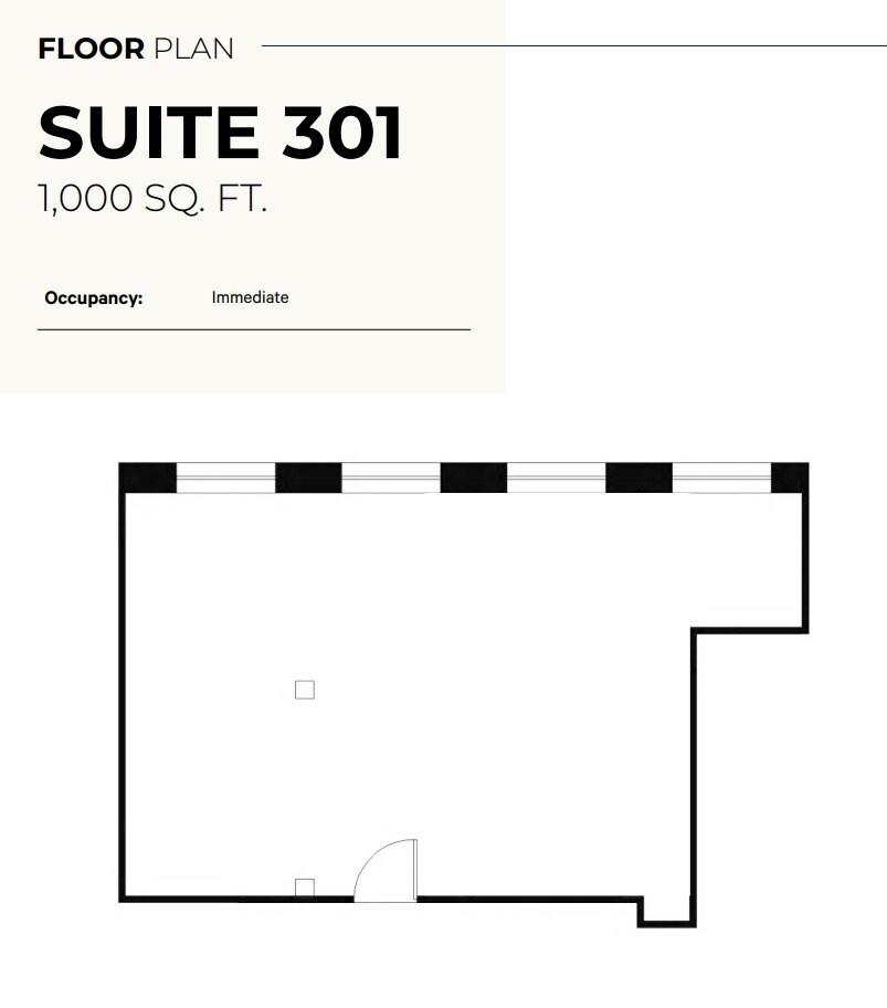 372 Richmond St W, Toronto, ON à louer Plan d’étage- Image 1 de 4