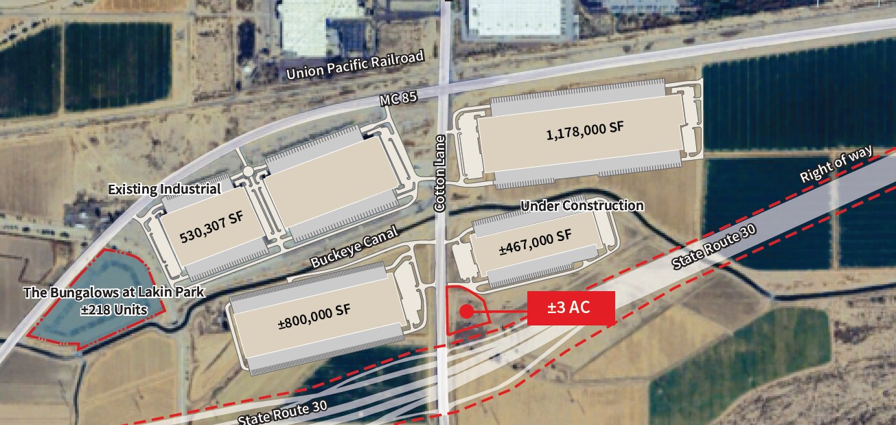 SEC Cotton & Buckeye Canal, Goodyear, AZ for sale Primary Photo- Image 1 of 4