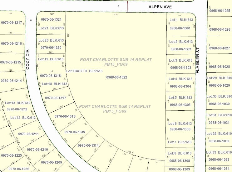 Alpen ave, North Port, FL à vendre - Plan cadastral - Image 3 de 3