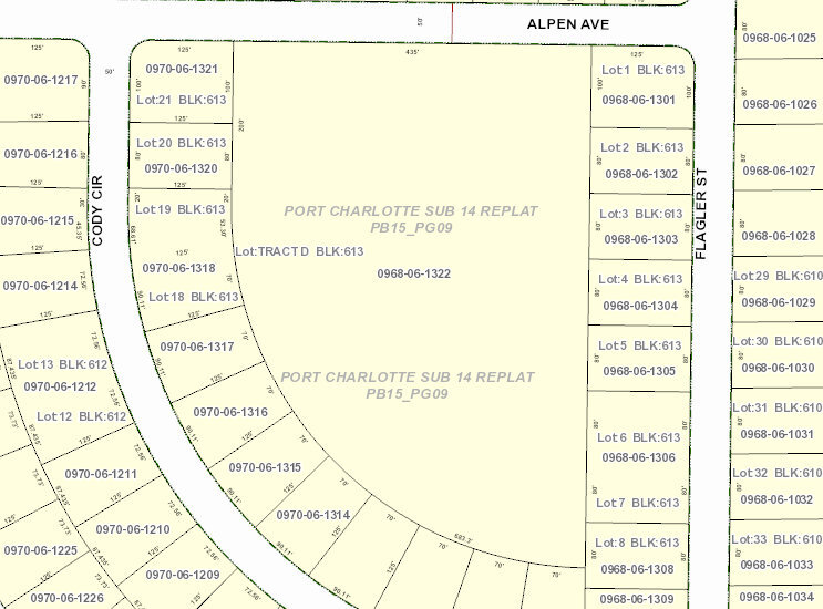 Alpen ave, North Port, FL for sale - Plat Map - Image 3 of 3