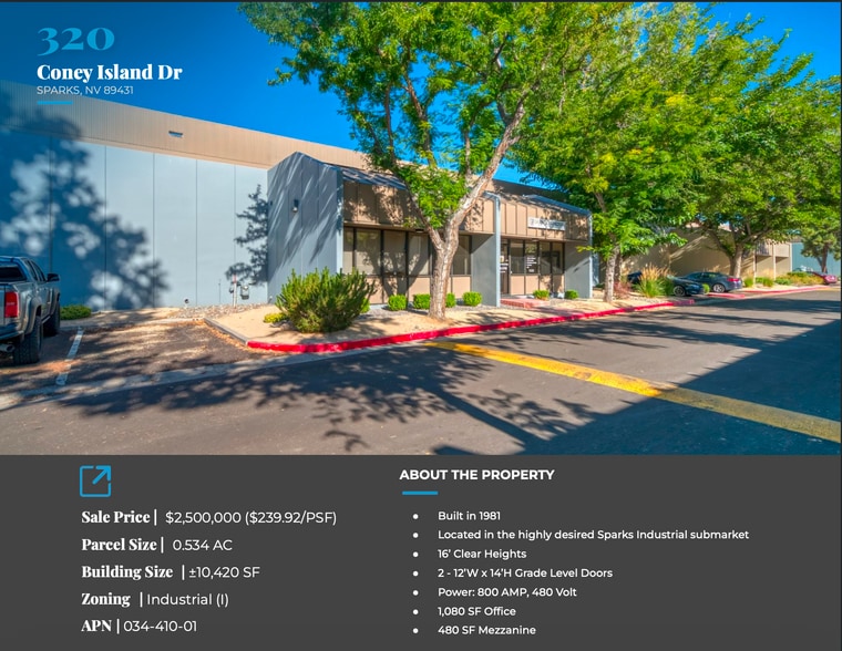 320 Coney Island Dr, Sparks, NV for sale - Building Photo - Image 2 of 18