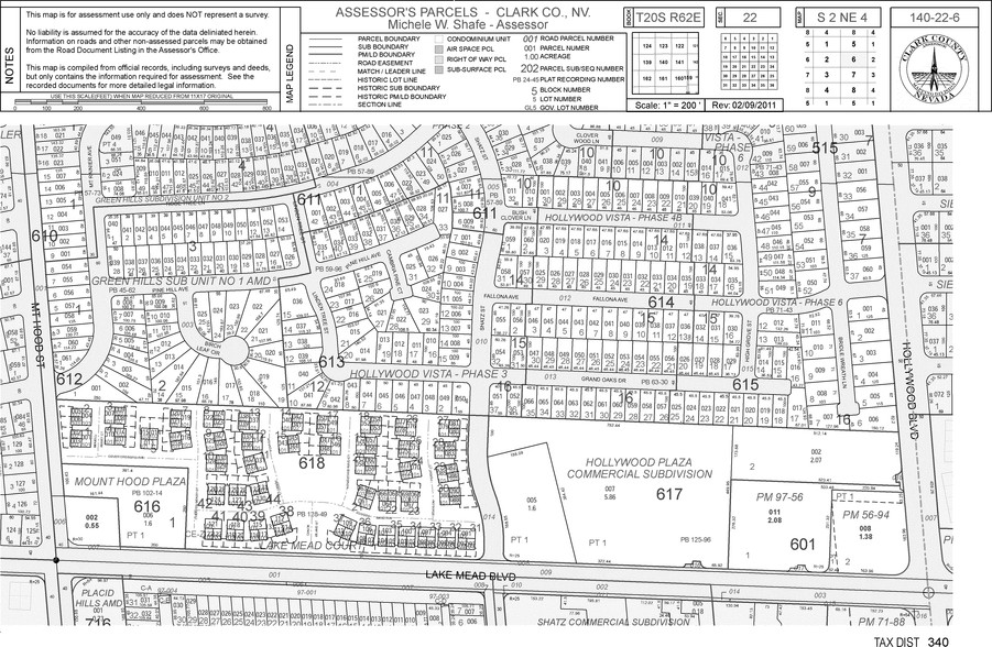 2085 N Hollywood Blvd, Las Vegas, NV à vendre - Plan cadastral - Image 1 de 1