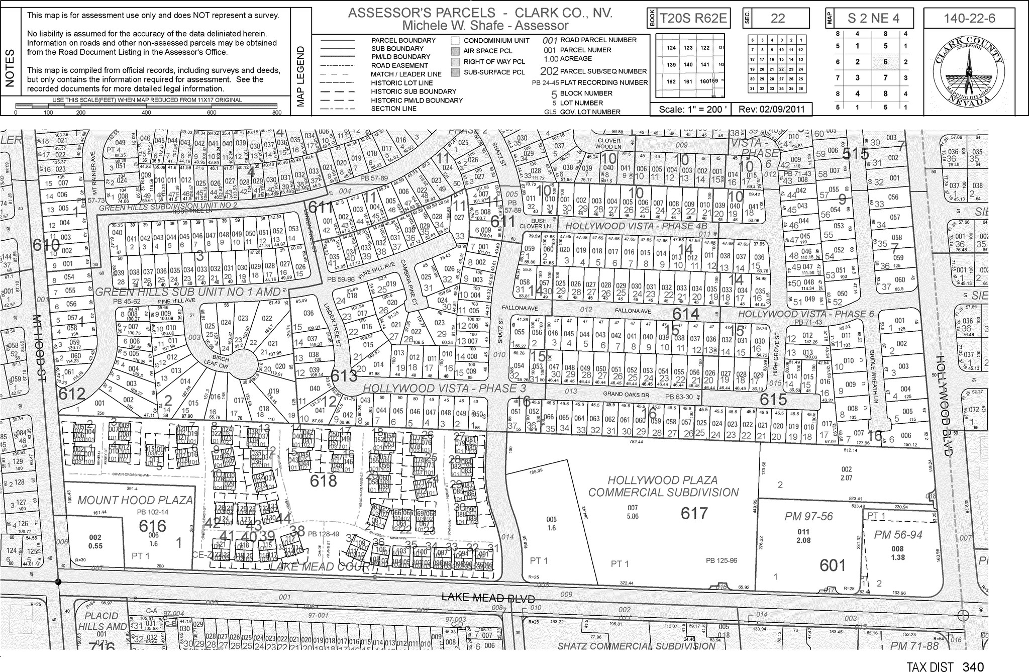 2085 N Hollywood Blvd, Las Vegas, NV for sale Plat Map- Image 1 of 1