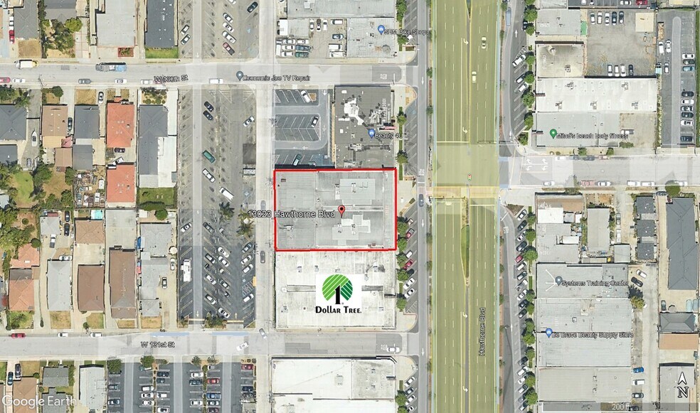 13023 Hawthorne Blvd, Hawthorne, CA à louer - Aérien - Image 2 de 3