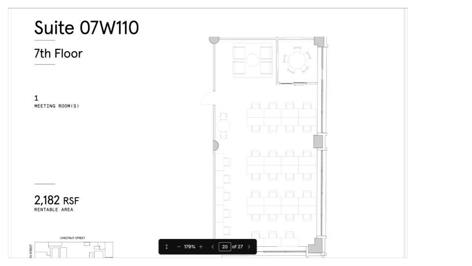1100 Ludlow St, Philadelphia, PA for lease Floor Plan- Image 1 of 1