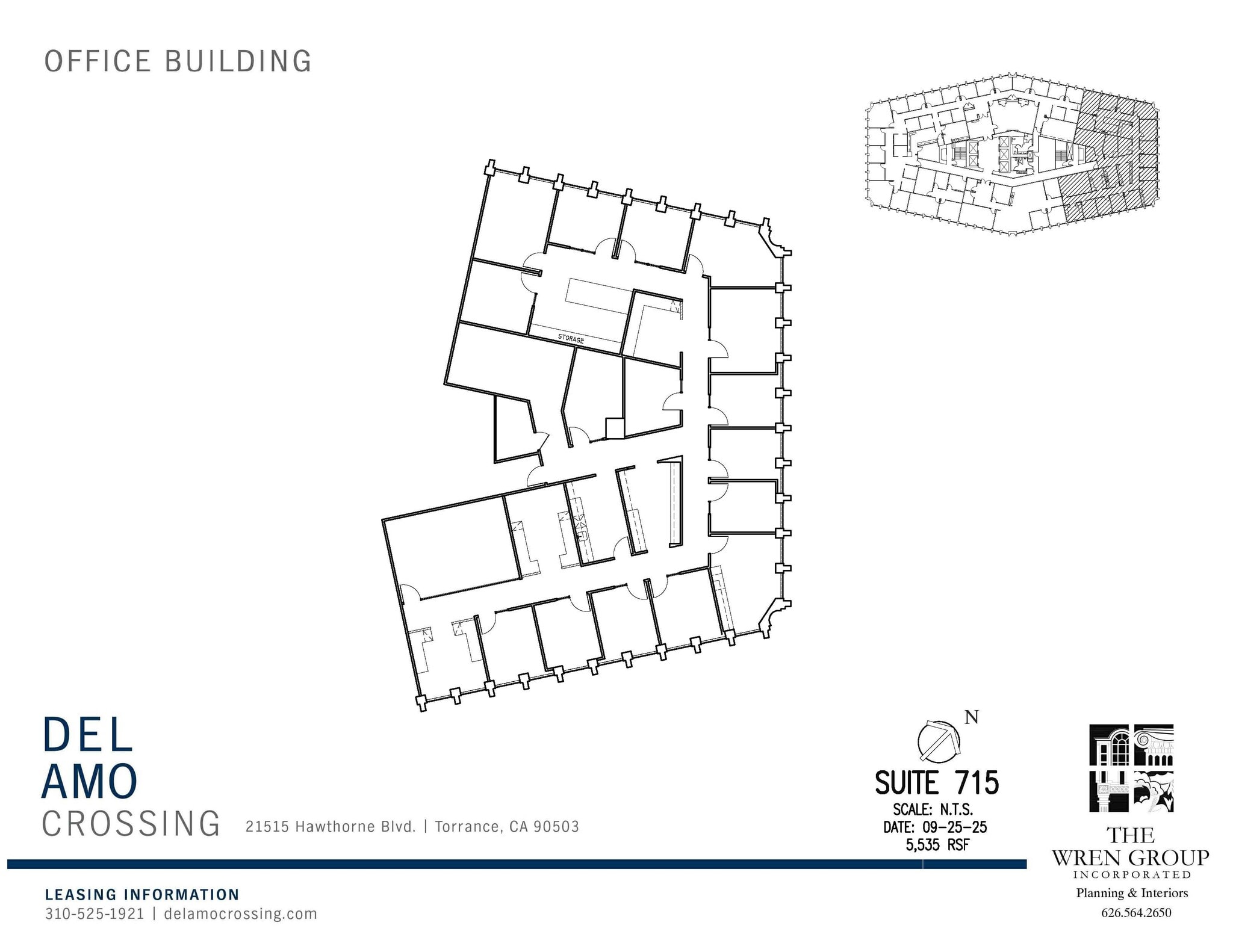 21515 Hawthorne Blvd, Torrance, CA for lease Floor Plan- Image 1 of 2